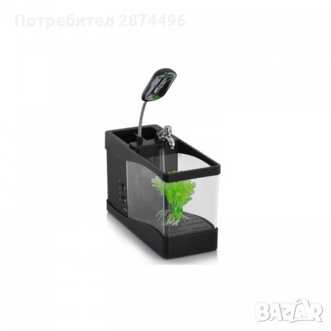 СВЕТЕЩ USB АКВАРИУМ ЗА БЮРО 1125, снимка 4 - Декорация за дома - 34597458