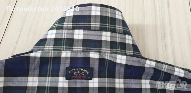 Paul & Shark Cotton  Mens Size 43  / XL ОРИГИНАЛ! МЪЖКА РИЗА!, снимка 12 - Ризи - 50272445