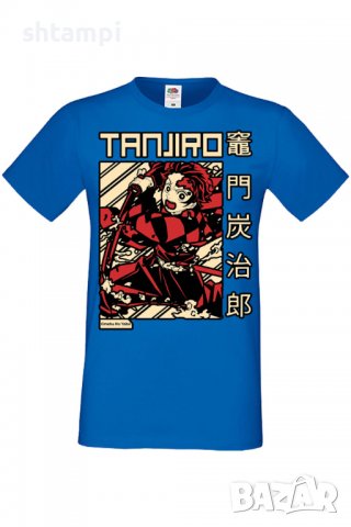 Мъжка тениска Demon Slayer Tanjiro Kamado 02,Анимация,игра,Празник,Повод,, снимка 5 - Тениски - 37936770