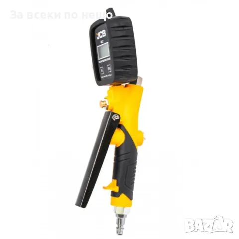 Пневматичен пистолет за помпане на гуми с дигитален манометър JCB, снимка 4 - Други инструменти - 50333996