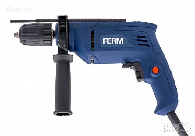 Ударна бормашина FERM PDM1057, DIY, 13mm max, 500W, снимка 4 - Бормашини - 26408221