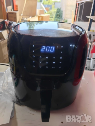 Еър фрайър Solac Léviter Digital 7 Plus – 7,4L капацитет, 1800W мощност и 10 автоматични програми