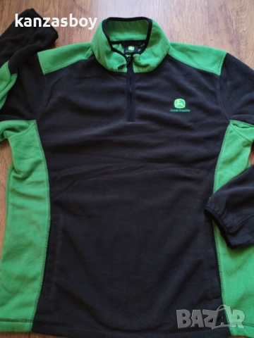 john deere - мъжко поларено горнище 2ХЛ, снимка 7 - Блузи - 52238357