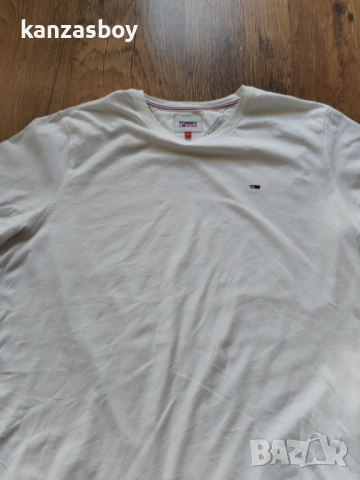 Tommy Hilfiger - страхотна мъжка тениска XL, снимка 5 - Тениски - 51706794