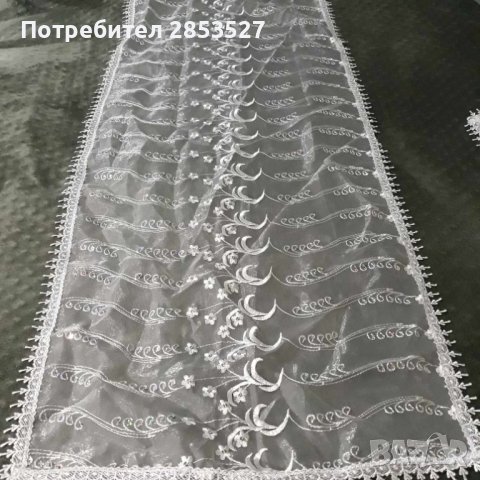 Тишлайфер с бродерия и мъниста , снимка 5 - Покривки за маси - 43660716