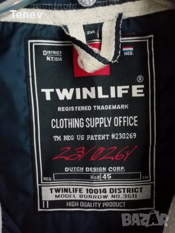 Twinlife оригинално мъжко яке 2XL, снимка 3 - Якета - 38735064