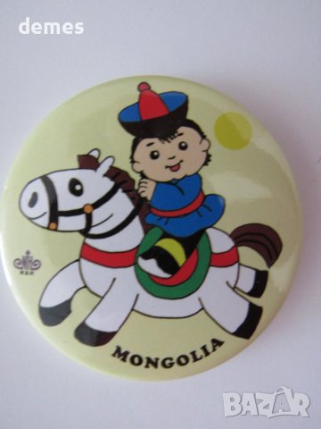 Автентичен метален магнит-отварачка от Монголия, серия, снимка 1 - Колекции - 43250693