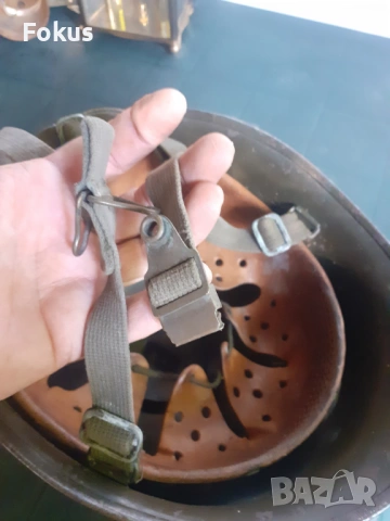 Стара немска военна каска ВСВ, снимка 4 - Антикварни и старинни предмети - 53296492