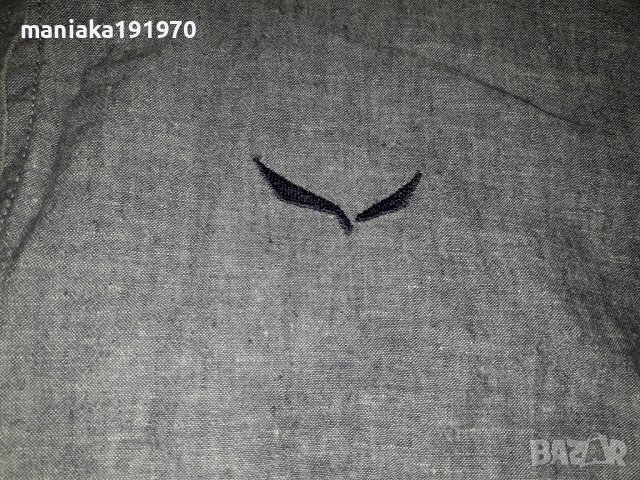 Salewa Women's Fanes Linen W SRT Long Sleeve Shirt (L) дамска ленена спортна риза, снимка 5 - Ризи - 37289279