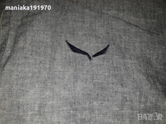 Salewa Women's Fanes Linen W SRT Long Sleeve Shirt (L) дамска ленена спортна риза, снимка 5 - Ризи - 37289279