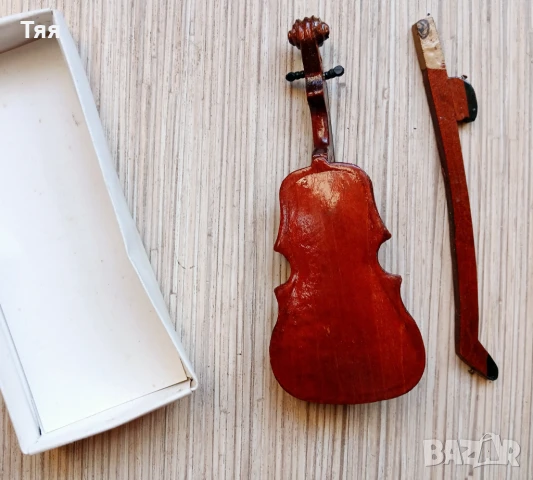 Малка декоративна цигулка , снимка 4 - Декорация за дома - 51242229