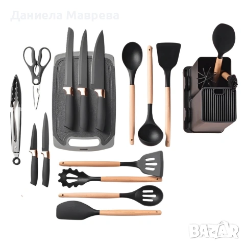 Кухненски комплект от 19 части Cheffinger KSUT01, снимка 5 - Прибори за хранене, готвене и сервиране - 53391398