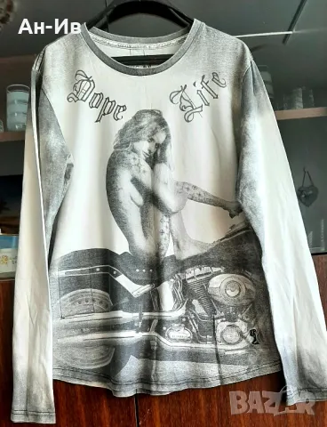 Оригинална блузкаRELIGION,и блуза с якичка, снимка 4 - Блузи - 49149656