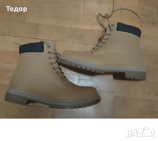 Зимни обувки боти кавалер Меркурий български кожени набук, снимка 4 - Мъжки боти - 49681211