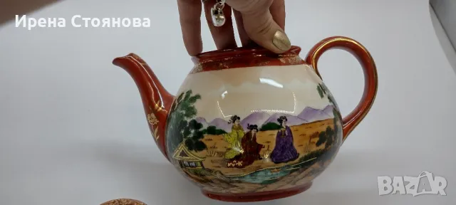 Внушително голям чайник с вместимост 1400 мл, снимка 2 - Антикварни и старинни предмети - 49378001