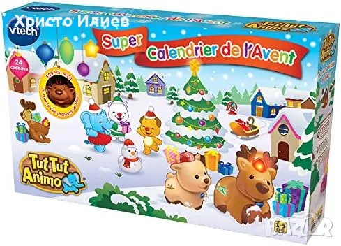 Коледен календар за деца с животни изненади Голям Адвент календар, снимка 6 - Образователни игри - 47516295