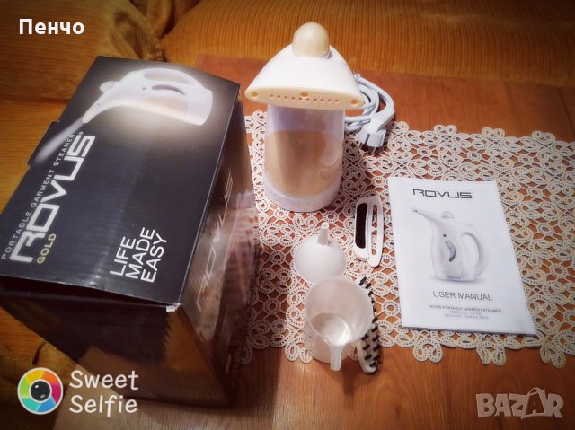 Ровус ROVUS ръчен уред за гладена с пара 60 лв. , снимка 9 - Ютии - 26886683