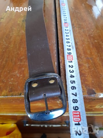 Стар кожен колан #7, снимка 4 - Колани - 40517436