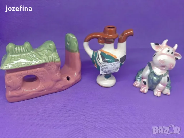 Керамични сувенири лот от 3 броя, снимка 2 - Декорация за дома - 50192062