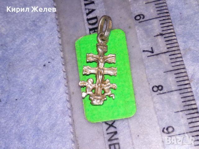 УНИКАЛНО РЯДКА МАЙСТОРСКА АРТ ИЗРАБОТКА ДВУСТРАННО СРЕБЪРНО РАЗПЯТИЕ СРЕБРО 925 КРЪСТ 19275, снимка 11 - Антикварни и старинни предмети - 40524072
