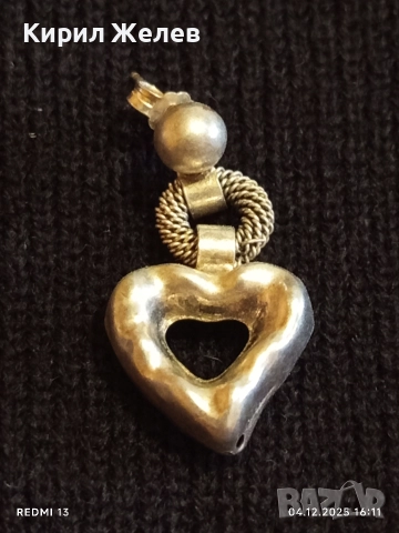 Прекрасна сребърна обеца стил и елегантност 34237, снимка 2 - Обеци - 52652152