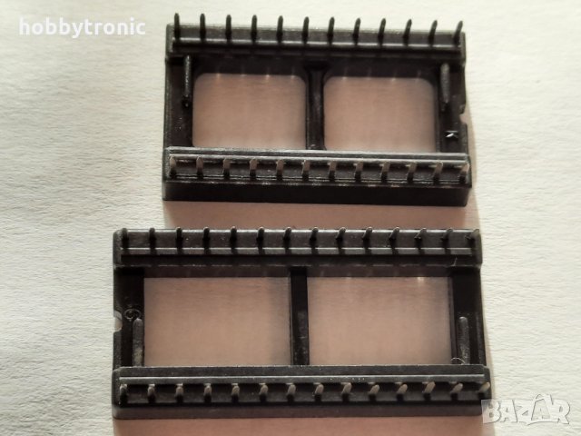 Цокли за интегрални схеми LC24, LC28, снимка 2 - Друга електроника - 35451621