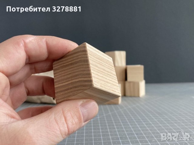 Дървени кубчета за детска игра, снимка 2 - Конструктори - 35384911