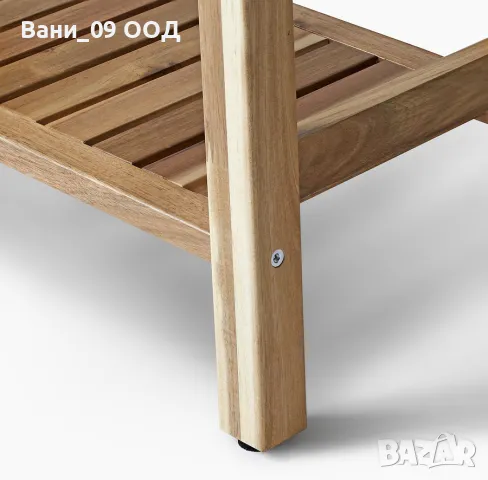 Етажерка за баня от акациева дървесина , снимка 3 - Етажерки - 47890060