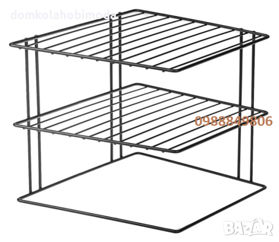 етажерка за кухня, Ъглова , 23х23х21 см