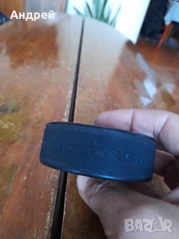 Стара шайба за хокей Balzer, снимка 4 - Други ценни предмети - 43517167