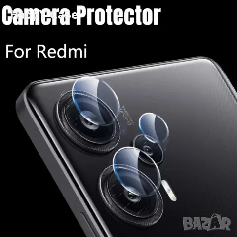 Xiaomi Redmi Note 14 Pro / 13 Pro+ / CF Стъклен протектор за камера, снимка 2 - Фолия, протектори - 44683368