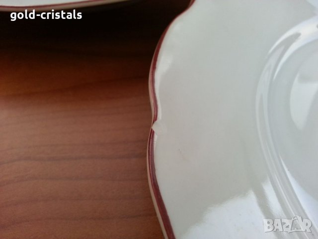 Стар български порцелан чинии, снимка 4 - Антикварни и старинни предмети - 33343450