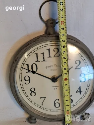 кварцов винтидж часовник за стена 23/1, снимка 7 - Стенни часовници - 49302954