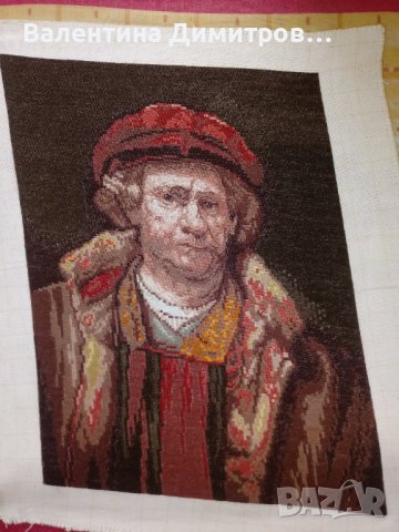 Продавам Wihler gobelin - Автопортрет на Рембранд, снимка 2 - Гоблени - 37226867