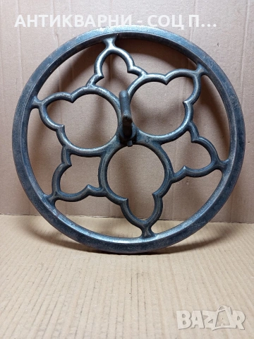 Старо Метално Колело От Стара Шевна Машина 3.500кг. НОМЕР 764., снимка 3 - Антикварни и старинни предмети - 53566695