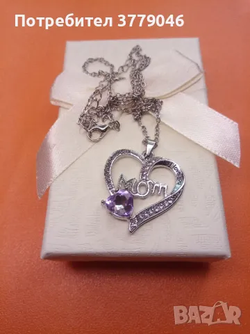 Колие с кристали , снимка 3 - Колиета, медальони, синджири - 49583830