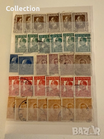 Класьор с пощенски марки пощенска марка България поща