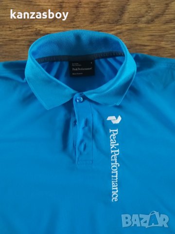 peak performance g tech pique  - страхотна мъжка тениска КАТО НОВА, снимка 2 - Тениски - 32536189