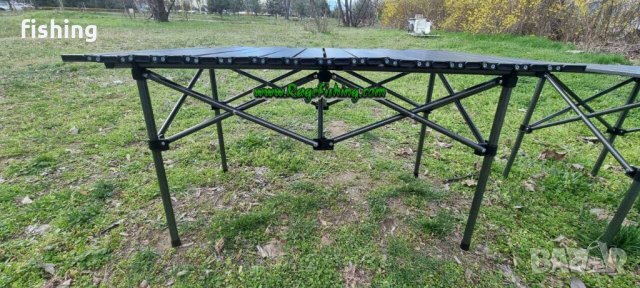 ПРОМО Луксозна сгъваема метална маса с удобен калъф в 2 размера, снимка 9 - Екипировка - 39968769