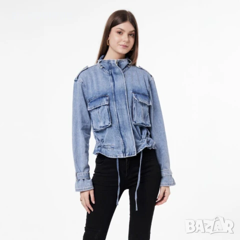 Дамско дънково яке 