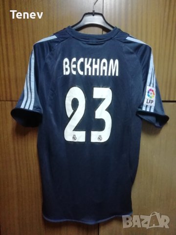 Real Madrid David Beckham Adidas оригинална тениска фланелка Реал Мадрид Бекъм размер М