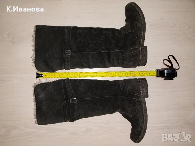 Ботушки естествена кожа и естествен велур, снимка 12 - Дамски боти - 47341537