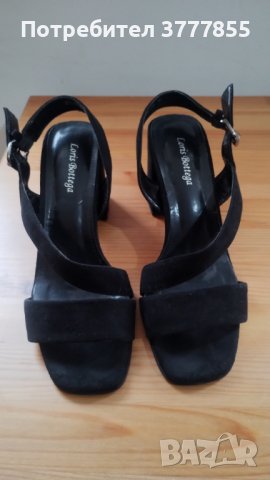 Черни дамски сандали, снимка 3 - Сандали - 43078766
