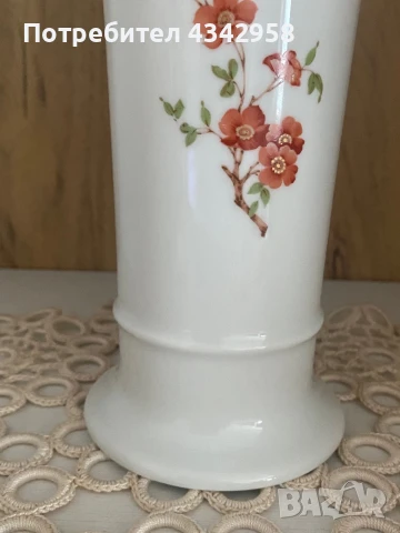AK Kaiser Olivia Collection West German Porcelain Vase.1970 г., снимка 6 - Антикварни и старинни предмети - 51389699
