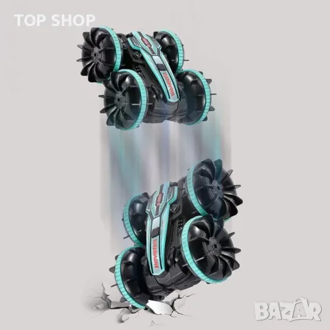 Кола амфибия,Двойно дистанционно контролер+часовник за разпознаване на жестове 2,4 GHz, снимка 8 - Коли, камиони, мотори, писти - 49106150