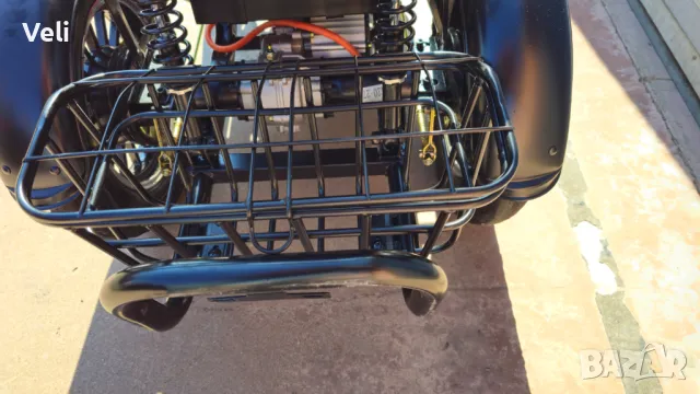 Електрическа триколка Pudding 1500W двуместна, снимка 9 - Мотоциклети и мототехника - 48362235