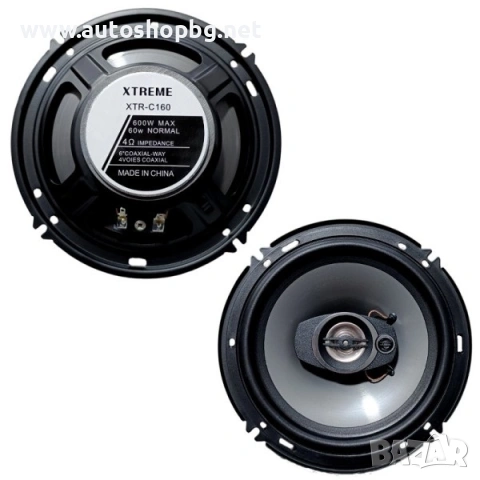 XTreme 16cm Колонки за автомобил – 600W (Комплект 2 бр.) XTR-C160, снимка 3 - Аксесоари и консумативи - 53511108
