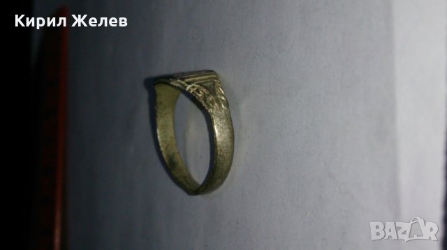 Старинен пръстен над стогодишен сачан - 73701, снимка 3 - Други ценни предмети - 28993390