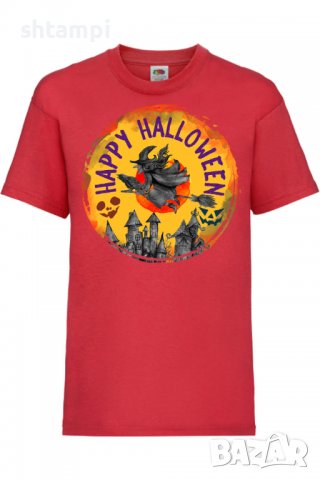Детска тениска Halloween 08,Halloween,Хелоуин,Празник,Забавление,Изненада,Обичаи,, снимка 3 - Детски Блузи и туники - 38156609