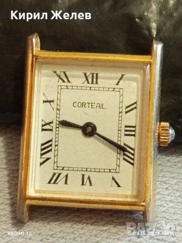 Стар механичен часовник дамски CORTEAL SWISS MADE за КОЛЕКЦИЯ 51504, снимка 2 - Антикварни и старинни предмети - 52351516